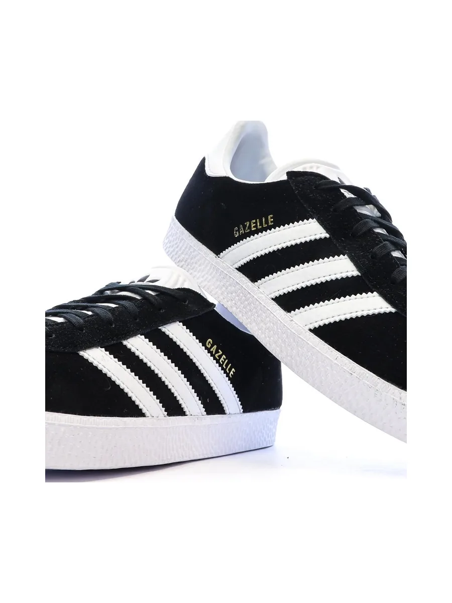 Baskets Noires Mixte Adidas Gazelle J 6