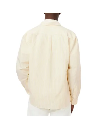 Chemise Jaune à rayures Homme Lacoste Relaxed Fit 2