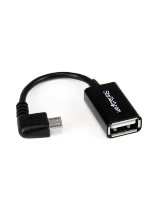 5in Right Angle Micro USB OTG Adapter 1
