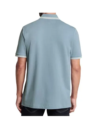 Polo Bleu Homme G-Star RAW Striped Collar 2