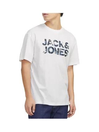 T-shirt Blanc Garçon Jack & Jones Corp Splash 1