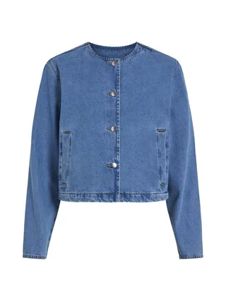 Veste en Jean Bleu Femme Vila Reba 1