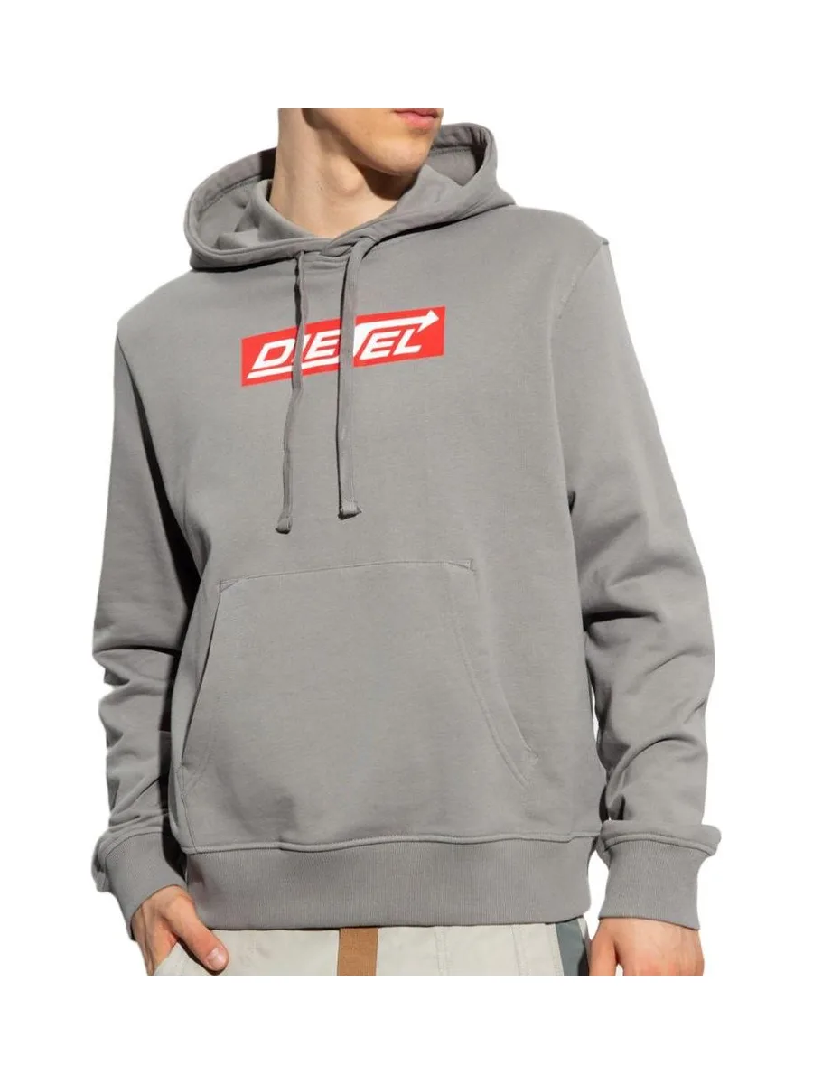 Sweat gris Homme Diesel Ginn 2
