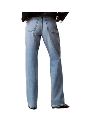 Jean Bleu Femme Calvin Klein Jeans High Rise VLQ 2