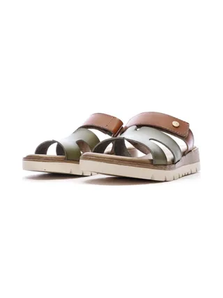 Sandales Kaki/Marron Femme Xti 144125 6