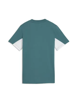 T-Shirt Vert Garçon Puma Ess Block 2