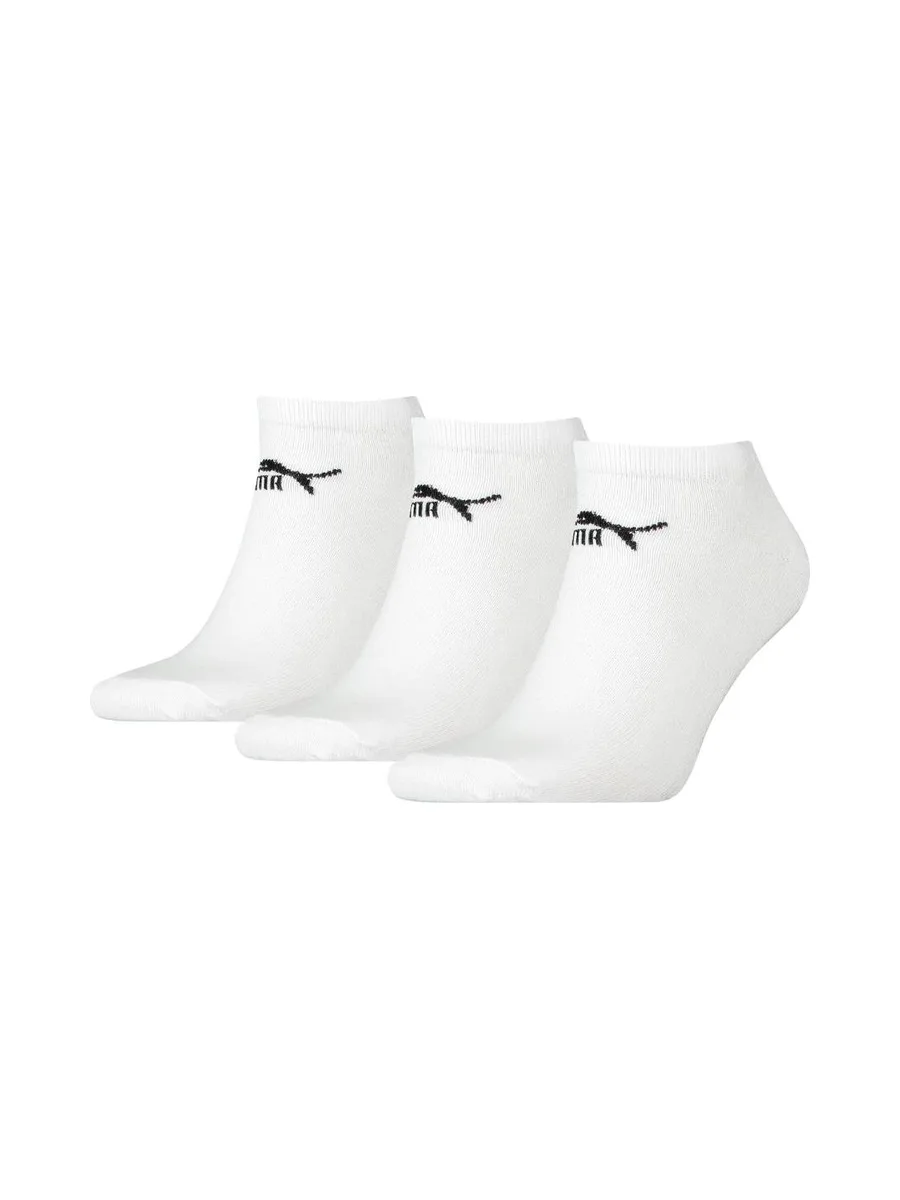 X3 Paires de Chaussettes Blanches Puma 201103001300 2