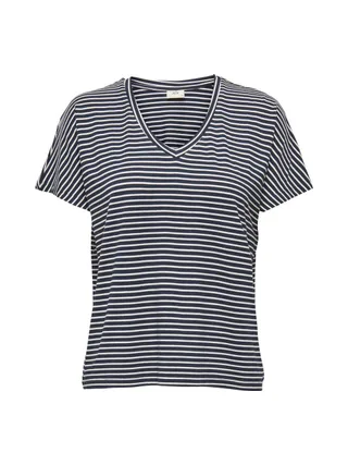 T-shirt Marine à rayures Femme JDY Issy 1