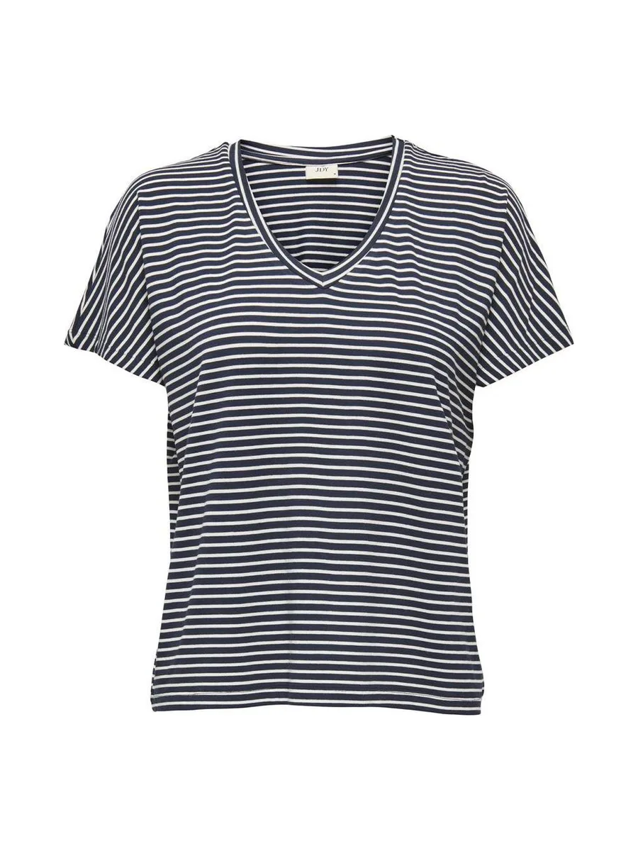 T-shirt Marine à rayures Femme JDY Issy 2