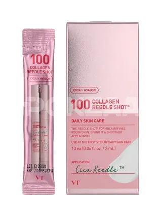 VT Cosmetics Cica Reedle Collagen Reedle Shots 20ml - 2 ml x 10 sticks 1