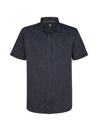 Chemise Marine Homme Petrol Industries Sleeve Uni 1 2