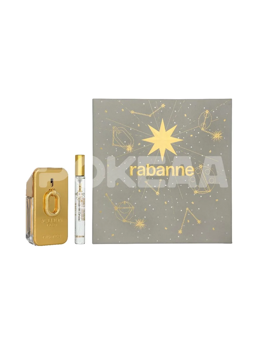 Paco Rabanne Million Gold Giftset 60ml - Edp Spray Intense 50ml/Edt Spray 10ml 1