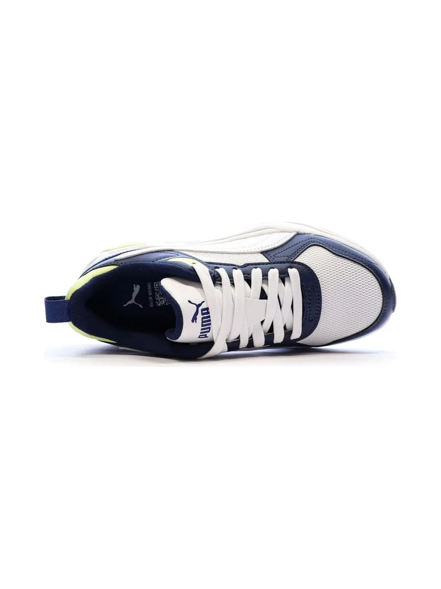 Baskets Blanches/Marines Garçon Puma Trinity 2 5