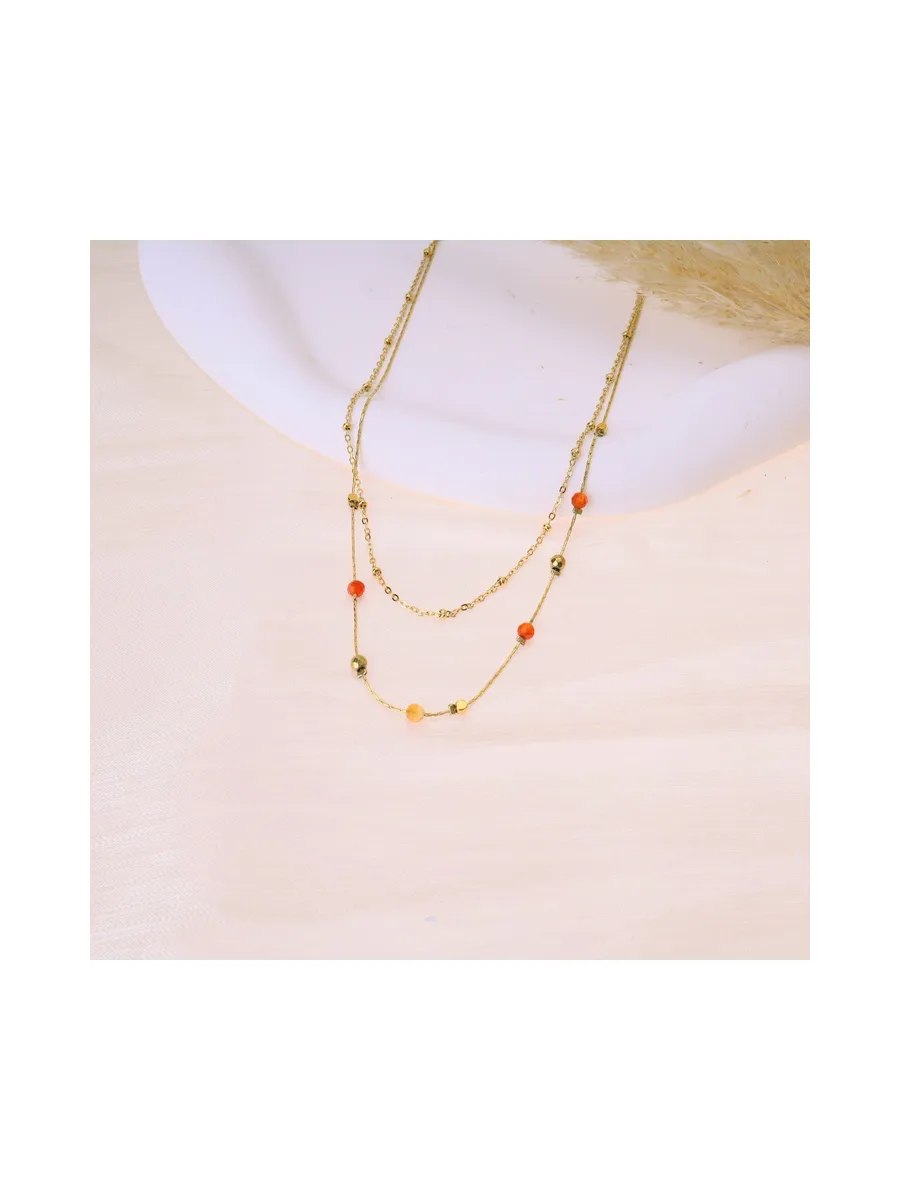 Collier Antonella - Orange 4