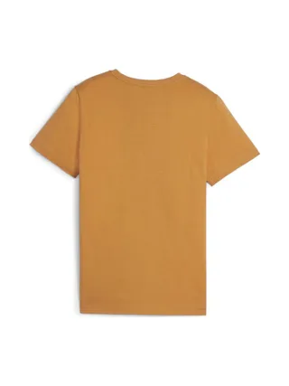 T-Shirt Orange Garçon Puma Essentials Logo 66 2