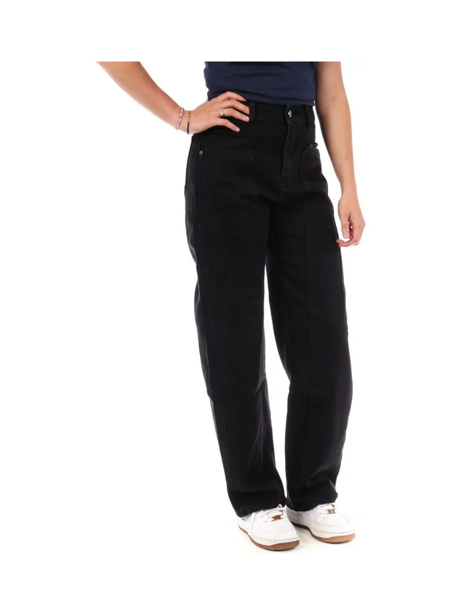 Jean Droit Noir Femme Monday Premium 1930A 2