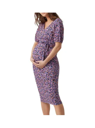 Robe Violette Femme Mamalicious Wanessa 1
