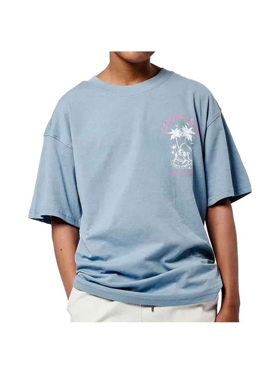 T-Shirt Bleu Garçon Kaporal Omis 2