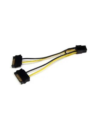 SATA to 6 Pin PCIe Power Cable Adapter 1