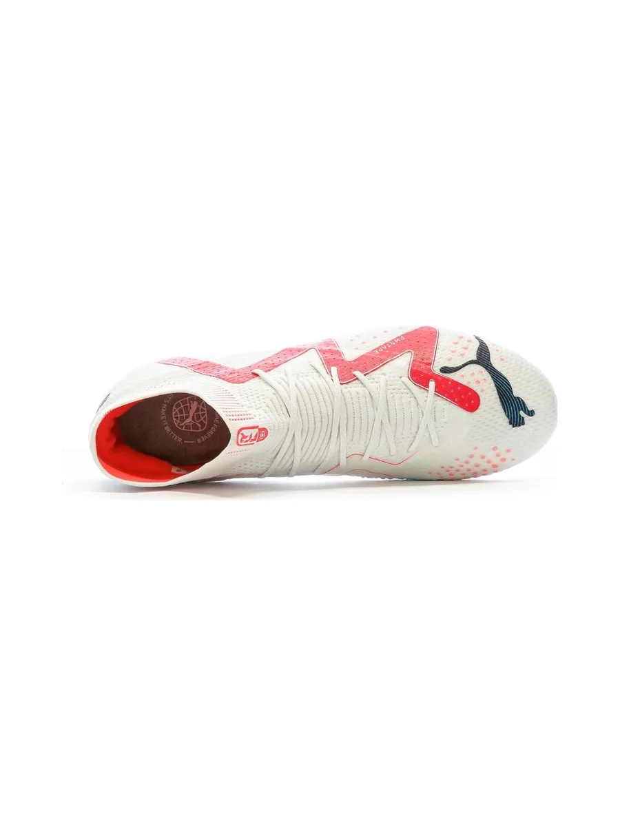 Chaussures de foot Blanc/Rose Homme Puma Future Ultimate FG 5