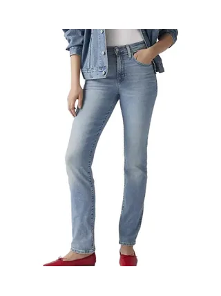 Jean 724 Bleu Classique Femme Levi's High Rise Straight 26 1