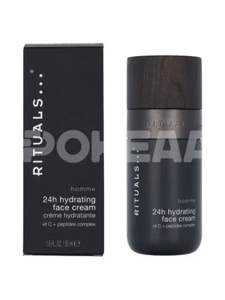 Rituals Homme 24H Hydrating Face Cream 50ml - Vit C + Peptides Complex 1