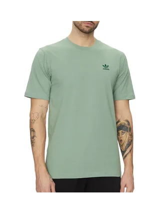 T-Shirt Vert Homme Adidas Trefoil 1