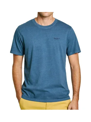 T-shirt Bleu Homme Pepe jeans Jacko 1