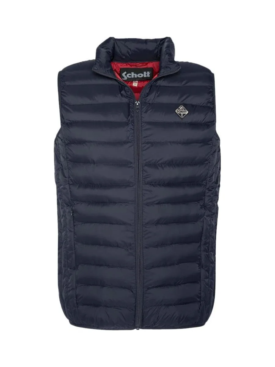 Doudoune Sans Manche Marine Homme Schott Land 2