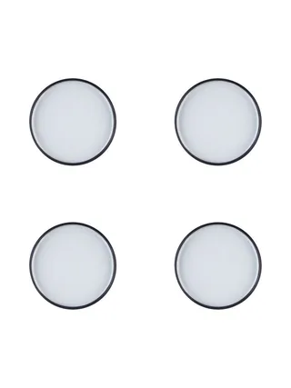Assiette GOURMET Ø15,5cm - 4 pièces - Onyx 1