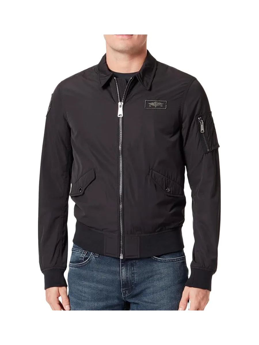 Blouson Noir Homme Schott CWU23 2
