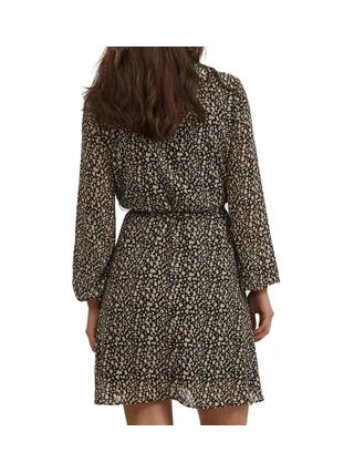 Robe Imprimée Noire Femme Vila Viadeline 2