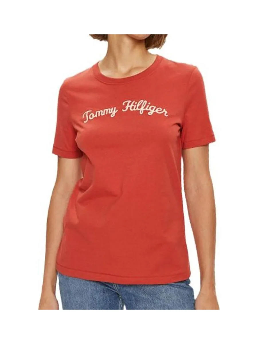 T-shirt Rouge Femme Tommy Hilfiger Breezy 2