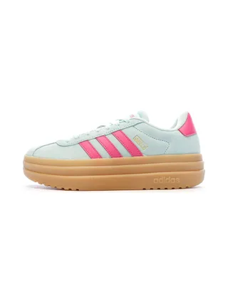 Baskets Vertes/Roses Fille Adidas Vl Court Bold 1