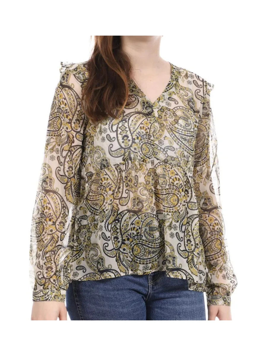 Blouse Jaune Paisley Femme Les Tropéziennes Baliste 2
