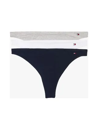 TOMMY HILFIGER UW0UW05752 - Lot de 3 tongs 2