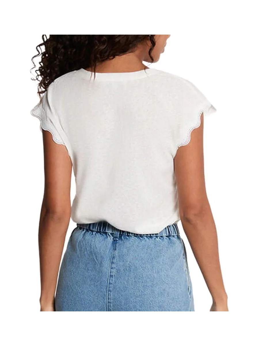 T-shirt Blanc Femme Morgan DECUME 3