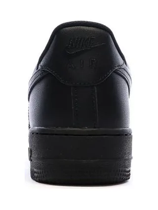 Baskets Noir Homme Nike Air Force 1 one 3