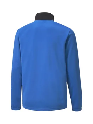 Sweat 1/4 de zip Noir/Bleu Garçon Puma Indrise 2