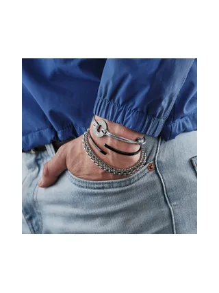 Bracelet Argentine gris 2
