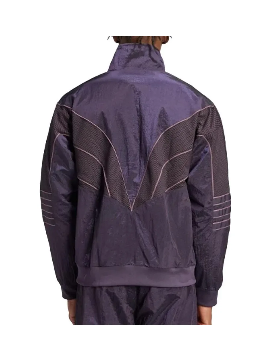 Veste de survêtement Violette Homme Adidas Q4 Atl Stone 3