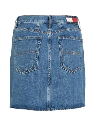 Jupe Mom Bleu Femme Tommy Hilfiger Skirt 2