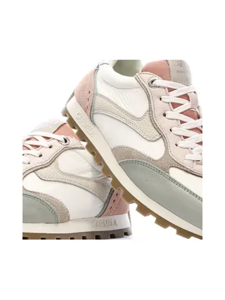 Baskets Blanches/Roses/Bleu Femme Chaussures Piel 7
