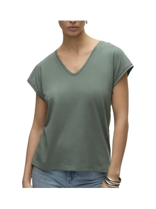 T-Shirt Vert Femme Vero Moda Dubarry 1