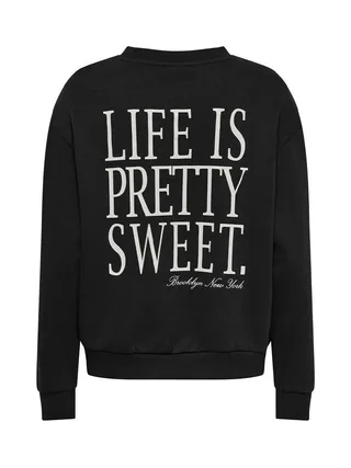 Sweat Noir Femme JDY Nanna Life 2