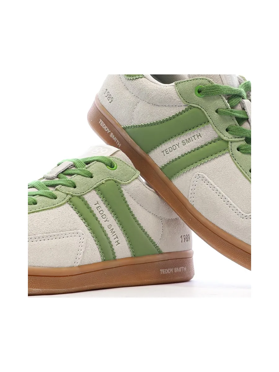 Baskets Beige/Verte Femme Teddy Smith 120519 8