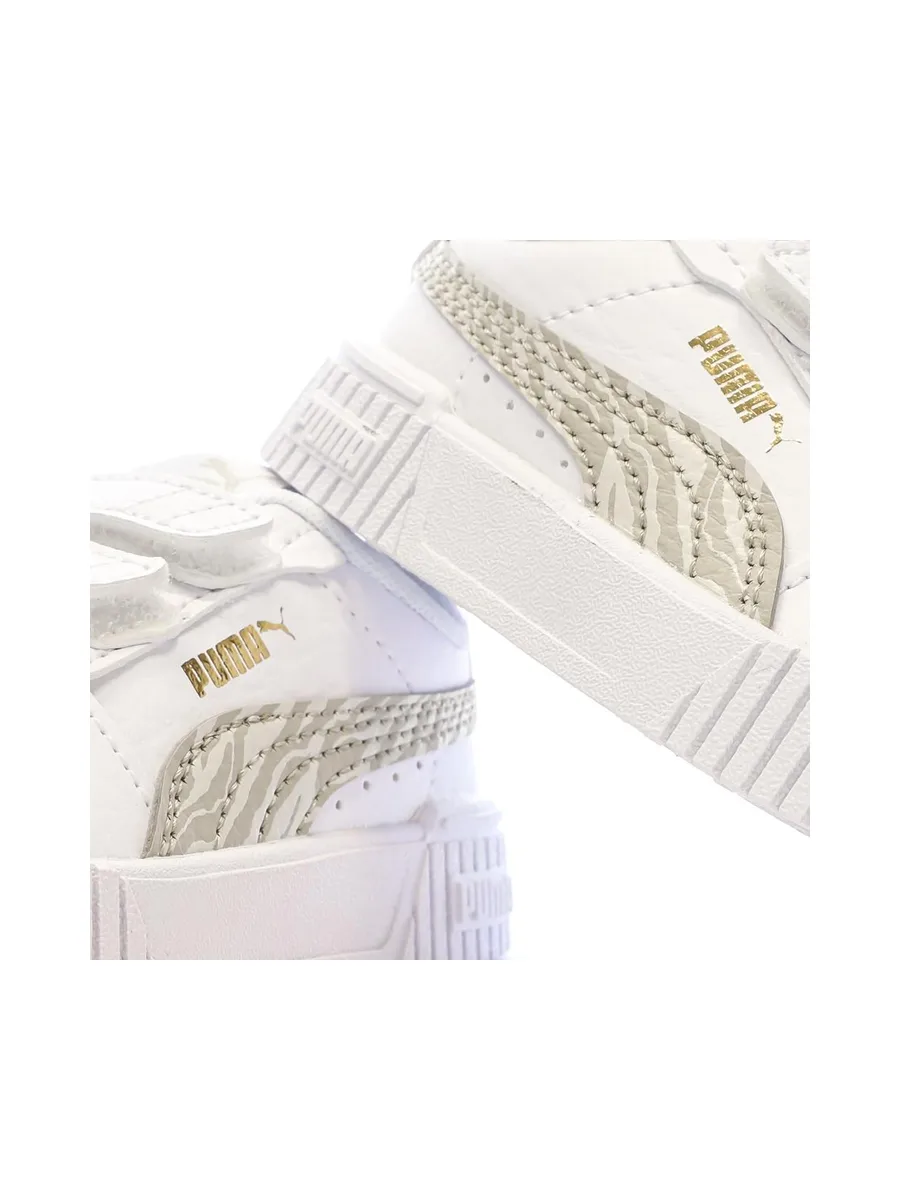 Baskets Blanches/Beiges Fille Puma Carina 2.0 8
