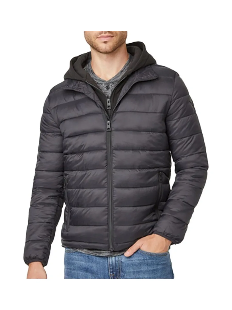 Doudoune Noire Homme Guess Hampton 1