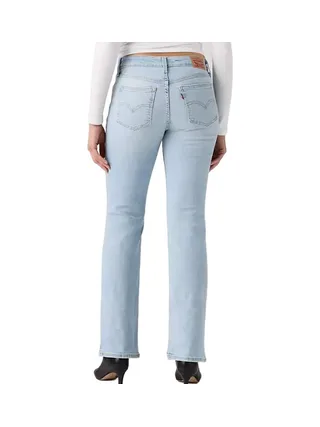 Jean Bleu Femme Levi's Superlow Boot Light 2