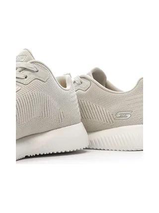 Baskets Beiges Femme Skechers Bobs Squad Tough Talk 7